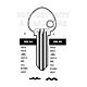 IGL10 Cylinder Key Blanks (10)