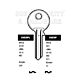 ISE5P Cylinder Key Blanks (10)