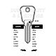 LF27L Cylinder Key Blanks (10)