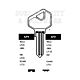 LF3 Cylinder Key Blanks (10)