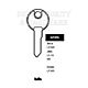 Lowe & Fletcher Copy LF41L Cylinder Key Blanks