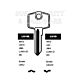 LU10 Cylinder Key Blanks (10)