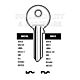 MG5 Cylinder Key Blanks (10)