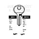 MST10 Cylinder Key Blanks (10)
