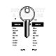 RN10L Cylinder Key Blanks (10)