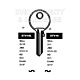 STV10L Cylinder Key Blanks (10)
