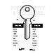 TRC30 Cylinder Key Blanks (10)
