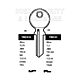TRC31 Cylinder Key Blanks (10)