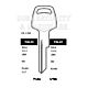 YAL22 Cylinder Key Blanks (10)