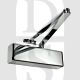 Rutland TS-3204-SLFB-PNPPNP Size 3-4 Scissor Arm Max Weight 80kg Overhead Door Closer Polished Nickel Cover