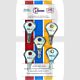 Saracen Compatible TS7538 KWL24 Double Sided Locking Window Handle Key Pack of 5