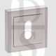 Senza Pari SPCESCKSN UK Mortise Key Escutcheon on Square Rose Satin Nickel