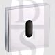 Senza Pari SPESCKCP UK Mortise Key Escutcheon on Flush Square Rose Polished Chrome