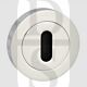 Senza Pari SPMESCKCP UK Mortise Key Escutcheon on Round Rose Polished Chrome
