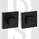 Senza Pari SPWCMB WC Bathroom Thumbturn & Release on Minimal Square Rose Matt Black