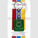 Key Collectables CA059T Taurus Enamel Coloured Rectangular Glossy Zodiac Sign Key Ring