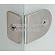 Access Hardware T403SM Toilet Cubicle Glass Patch Bracket SSS