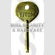 Titon Hardware KWL26 Copy Derwent Window Lock Key