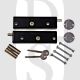 TSS TSSGDB Rim Mounted Garage Bolt Kit Black