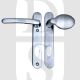 TSS  HAN122LPS UPVC Multipoint 92mm PZ Sprung Lever Moveable Pad Door Handles 122mm Screw Centres Silver