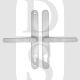 TSS TSSHAN68LLW Lever Lever UPVC Multipoint Door Handles - 68mm PZ Sprung 215mm Screw Centres White