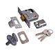 Union 2332 65mm Oval Mortice Nightlatch Case with Oval Single Cylinder & Internal Thumbturn Satin Chrome
