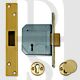 Union 3G114 80mm 5 Lever Deadlock Brass Forend