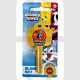 Looney Tunes F785 Bugs Daffy Duo Logo Licensed UL2 Universal 6-Pin Cylinder Key Blank