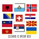 Zone C Non EU Europe Delivery Charge - Montenegro